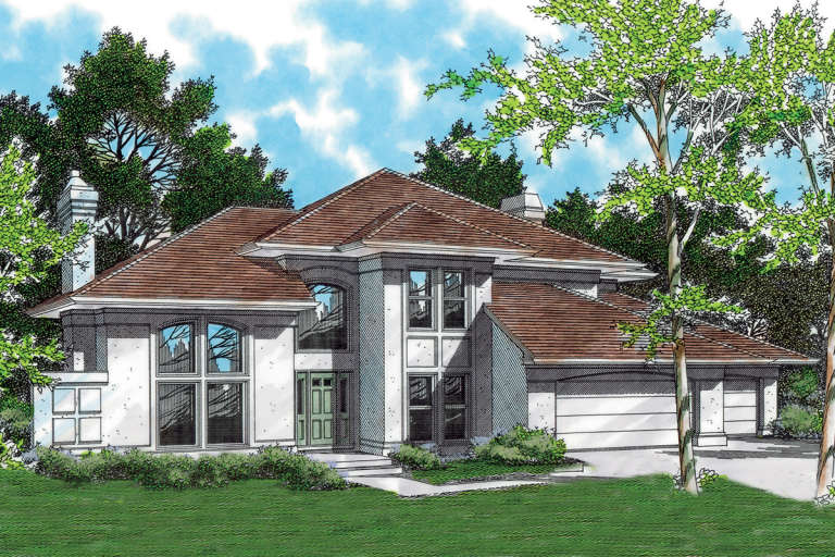 House Plan House Plan #12066 Front Elevation 
