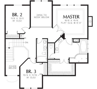 Second Floor for House Plan #2559-00289