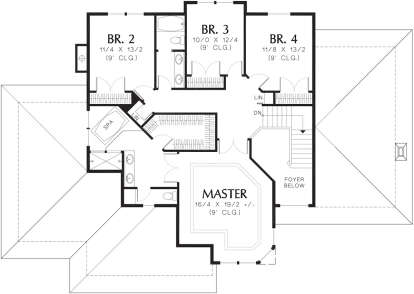 Second Floor for House Plan #2559-00291
