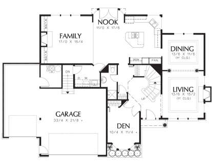 Main Floor  for House Plan #2559-00292