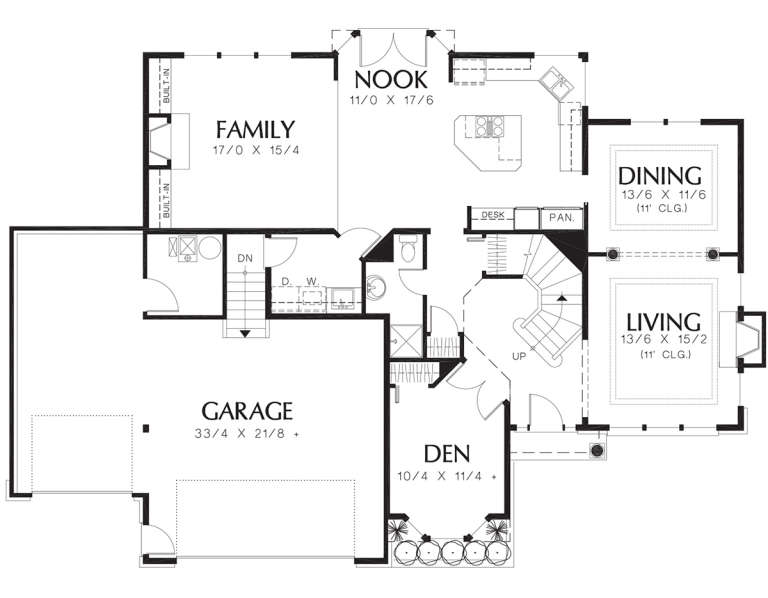 House Plan House Plan #12069 Drawing 1