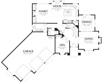 Main Floor  for House Plan #2559-00293