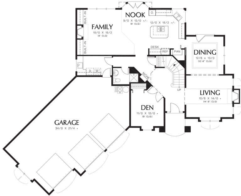 House Plan House Plan #12070 Drawing 1