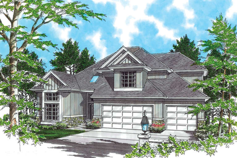 House Plan House Plan #12072 Front Elevation 