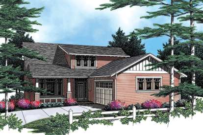 Bungalow House Plan #2559-00298 Elevation Photo