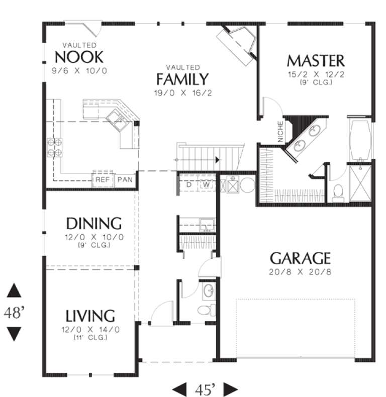 House Plan House Plan #12076 Drawing 1