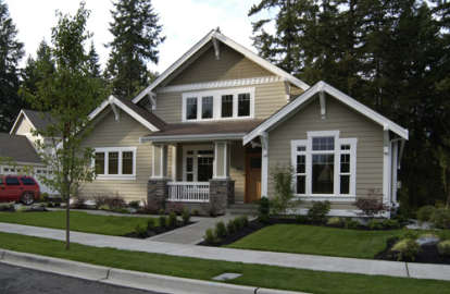 Craftsman House Plan #2559-00300 Elevation Photo