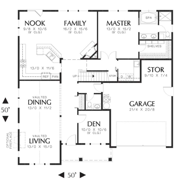House Plan House Plan #12077 Drawing 1