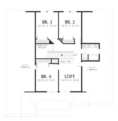 Floorplan 2 for House Plan #2559-00300
