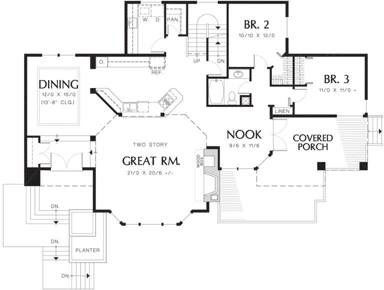 House Plan House Plan #12078 Drawing 1