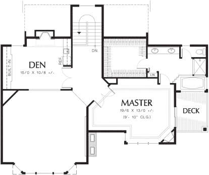 Second Floor for House Plan #2559-00301