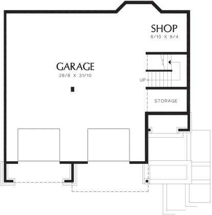 Garage for House Plan #2559-00304
