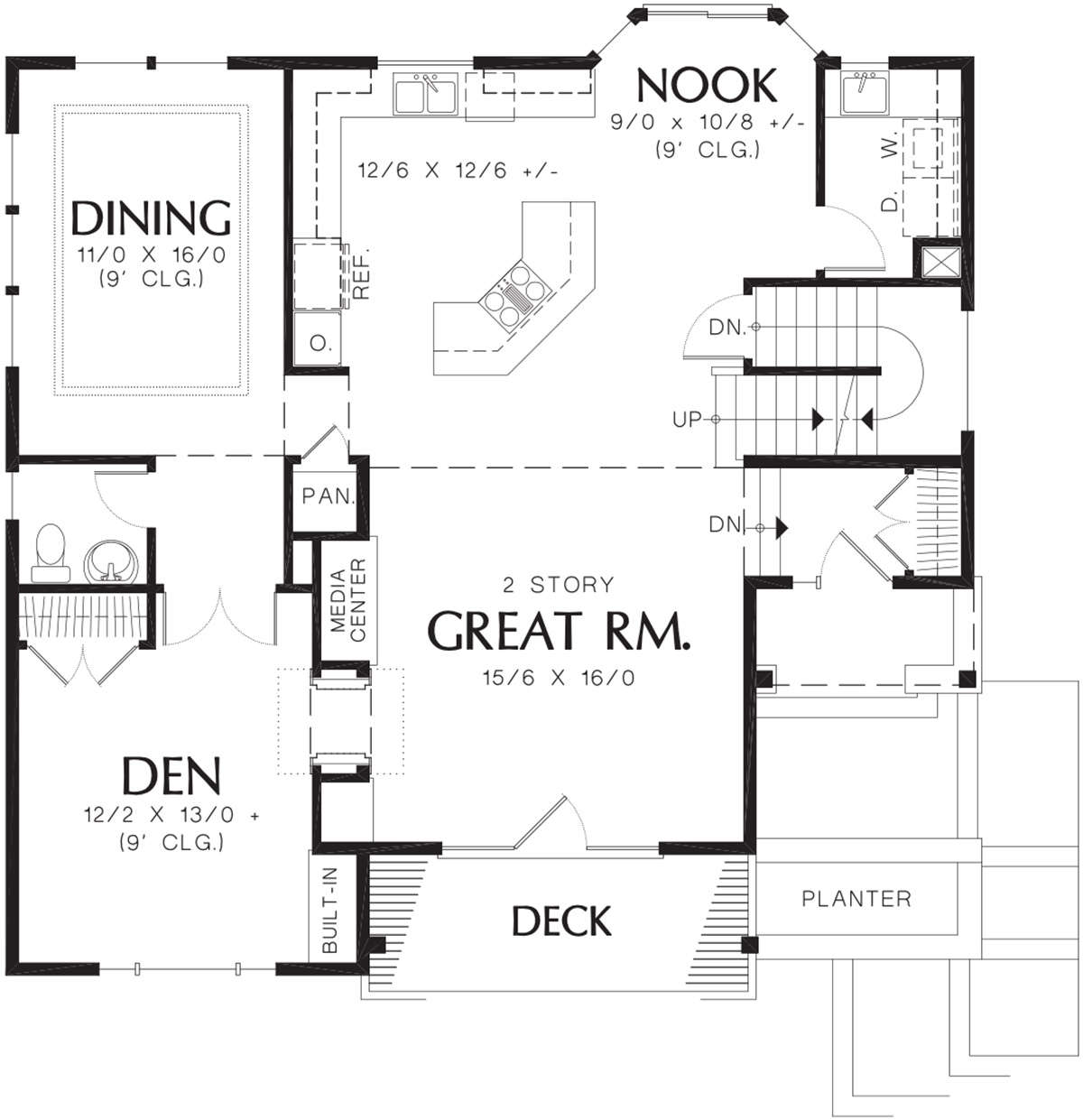 Main Floor for House Plan #2559-00305