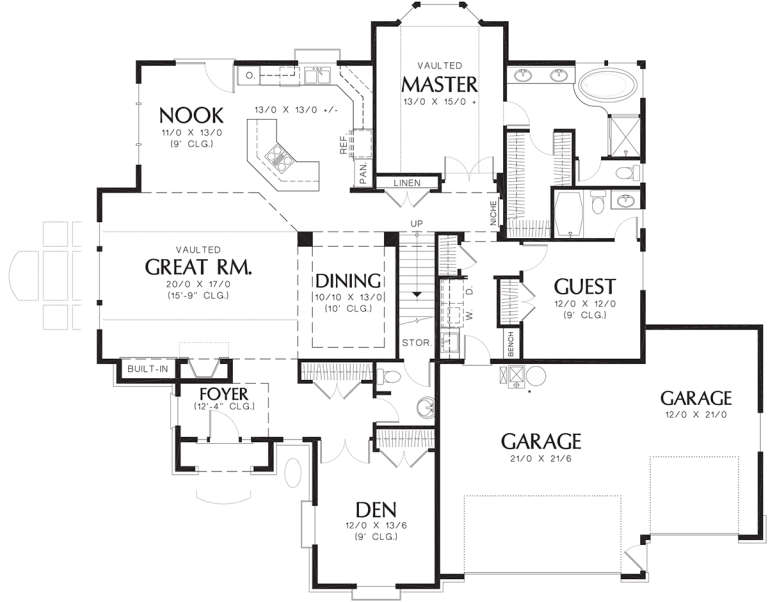 House Plan House Plan #12083 Drawing 1
