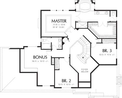 Second Floor for House Plan #2559-00307