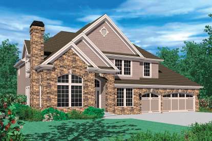Traditional House Plan #2559-00308 Elevation Photo