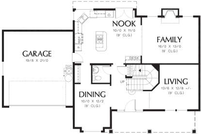 Main Floor for House Plan #2559-00309
