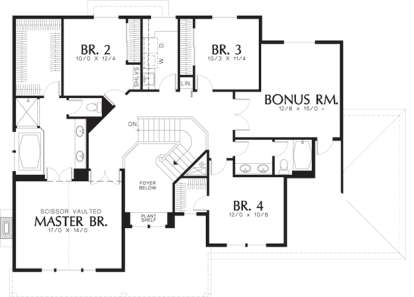 Floorplan 2 for House Plan #2559-00311