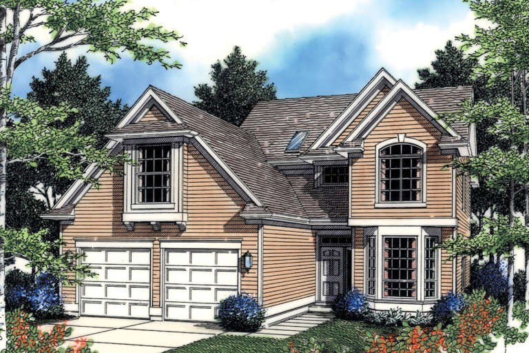 House Plan House Plan #12089 Front Elevation 