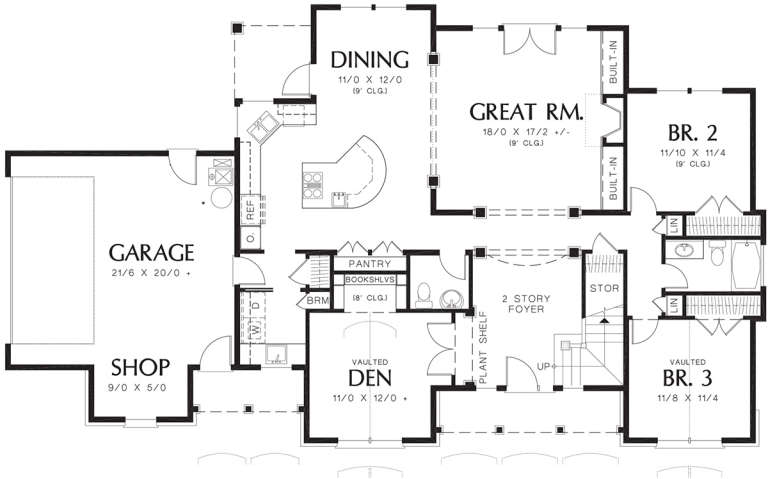House Plan House Plan #12091 Drawing 1