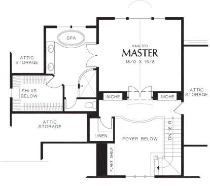 Second Floor for House Plan #2559-00314