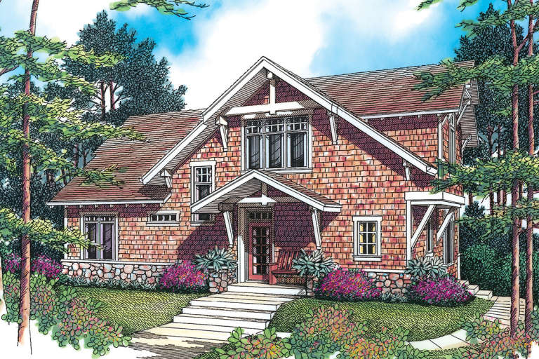 Bungalow House Plan #2559-00315 Elevation Photo