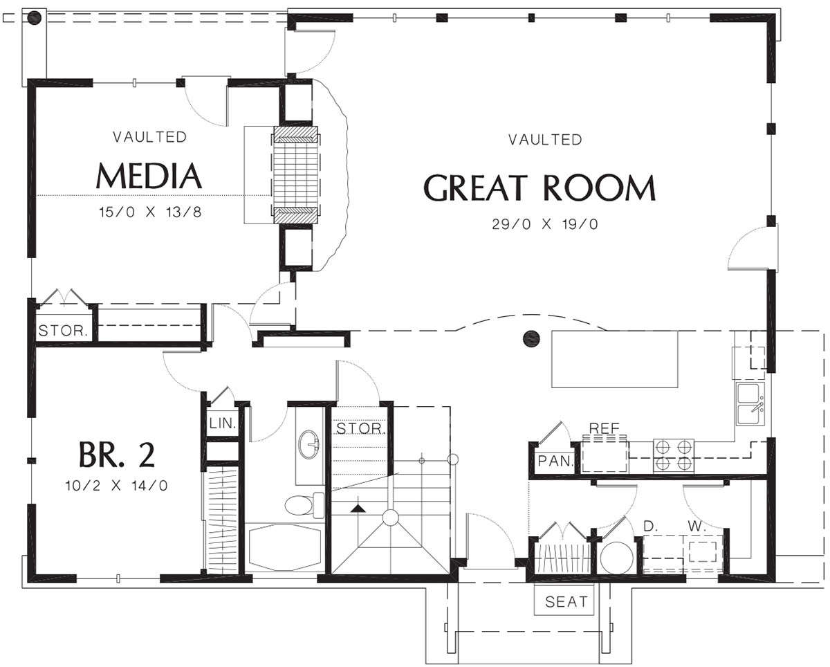 Main Floor for House Plan #2559-00315