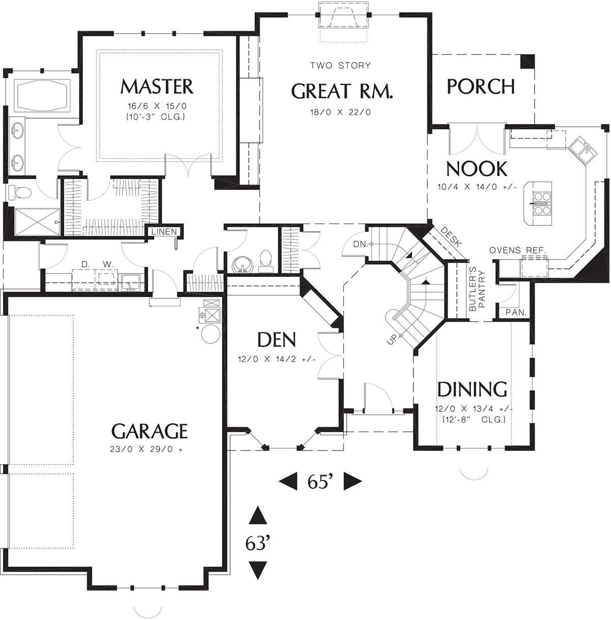 Main Floor for House Plan #2559-00316
