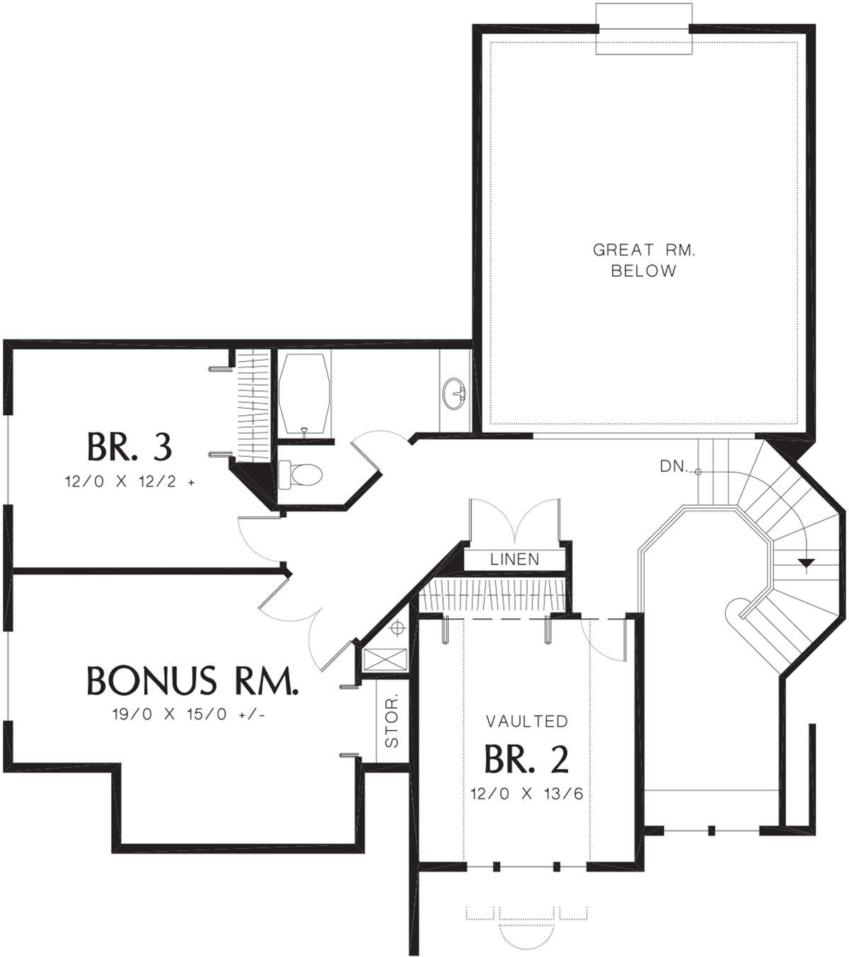 Second Floor for House Plan #2559-00316