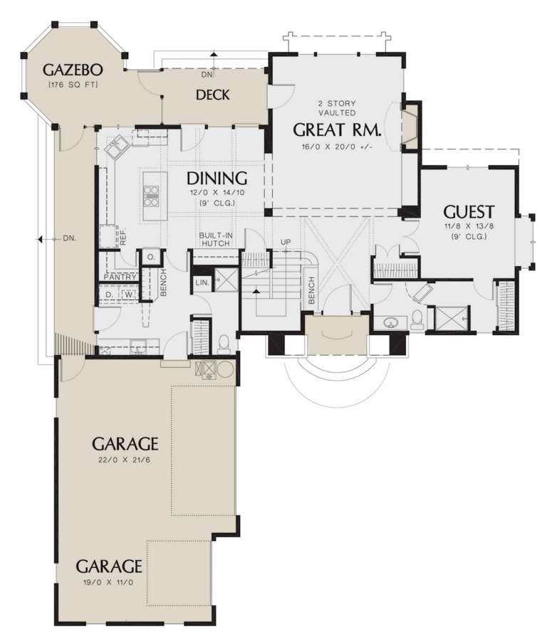 House Plan House Plan #12094 Drawing 1