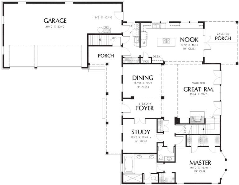 House Plan House Plan #12096 Drawing 1