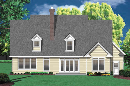 Cape Cod House Plan #2559-00320 Elevation Photo