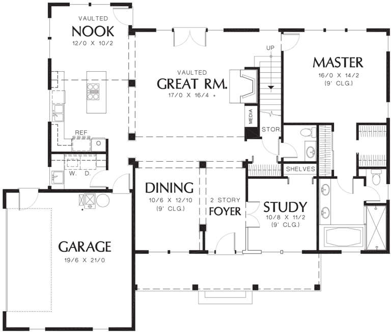 House Plan House Plan #12097 Drawing 1