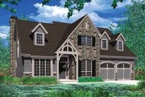 French Country House Plan #2559-00321 Elevation Photo