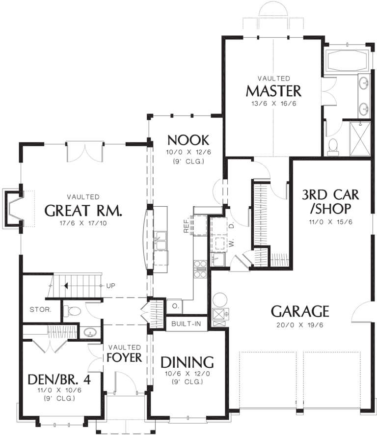 House Plan House Plan #12098 Drawing 1