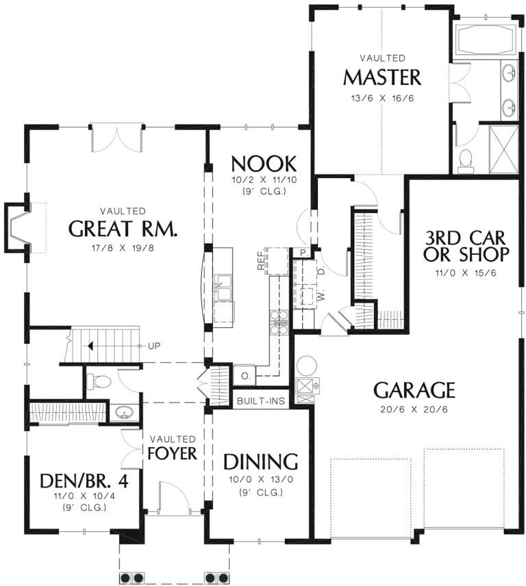 House Plan House Plan #12099 Drawing 1