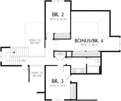 Second Floor for House Plan #2559-00322