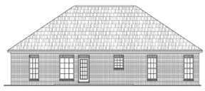 Traditional House Plan #041-00003 Elevation Photo