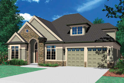 Traditional House Plan #2559-00323 Elevation Photo