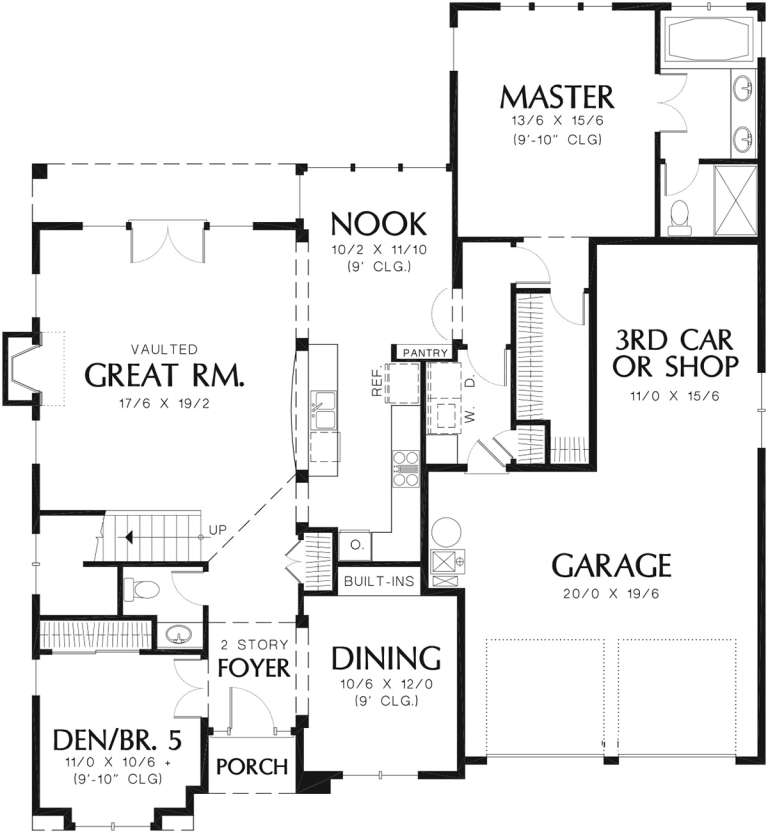 House Plan House Plan #12100 Drawing 1