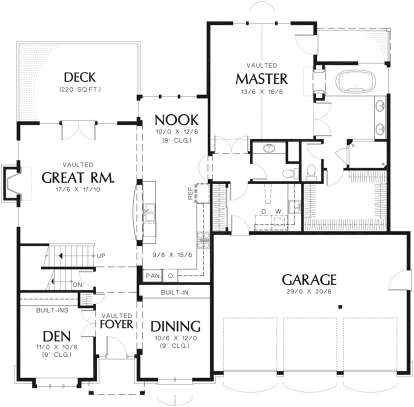 Main Floor for House Plan #2559-00324