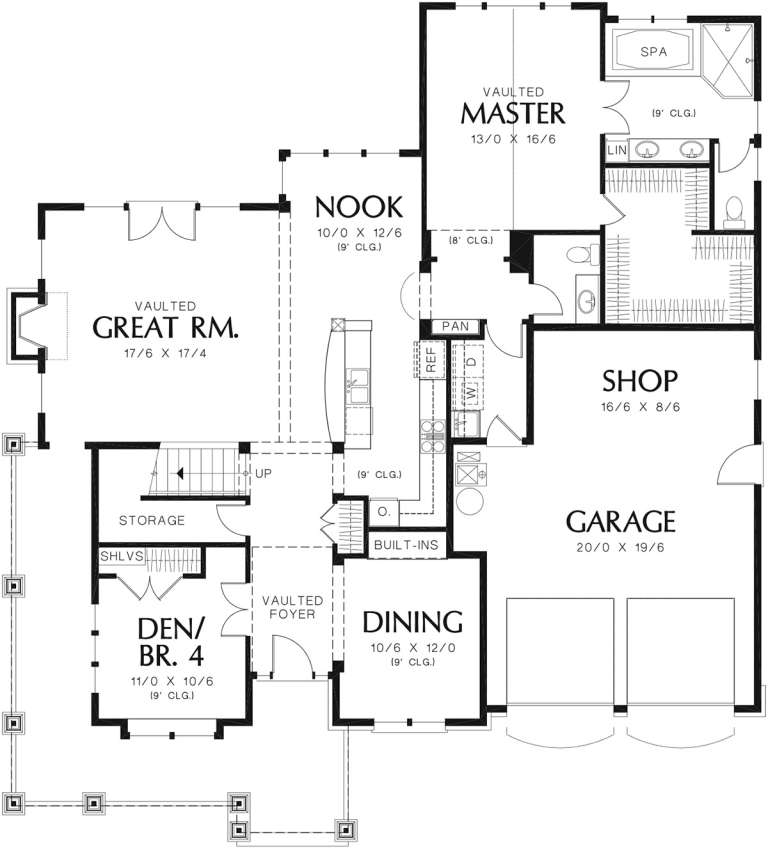 House Plan House Plan #12102 Drawing 1