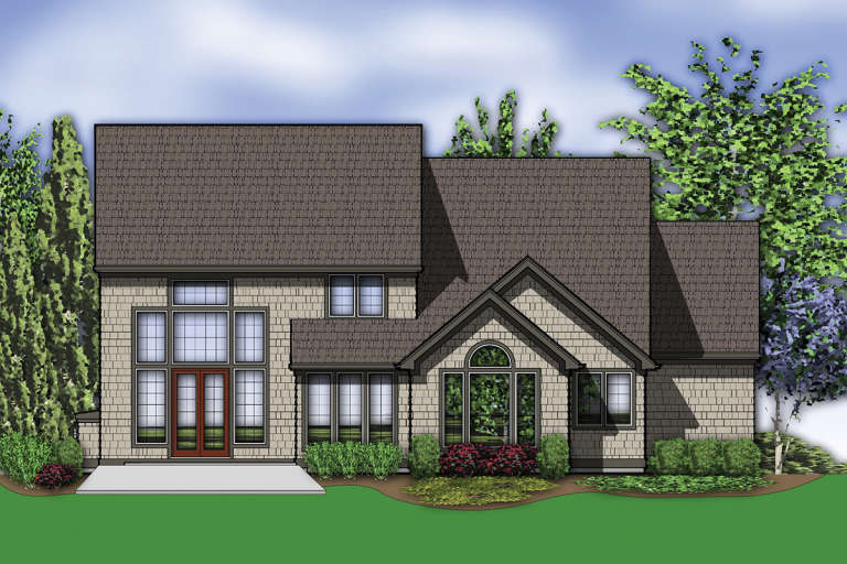Country House Plan #2559-00327 Elevation Photo