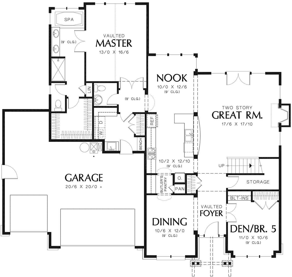Main Floor for House Plan #2559-00327