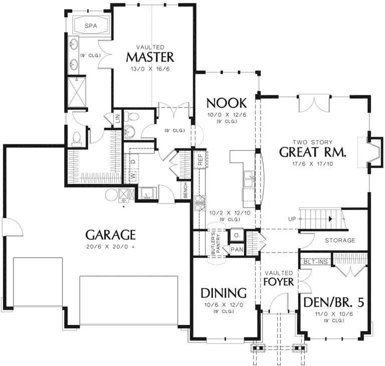 House Plan House Plan #12104 Drawing 1