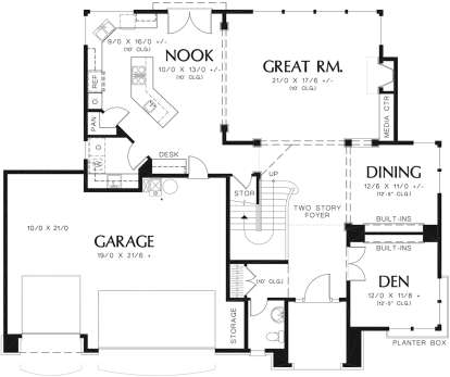 Main Floor for House Plan #2559-00328