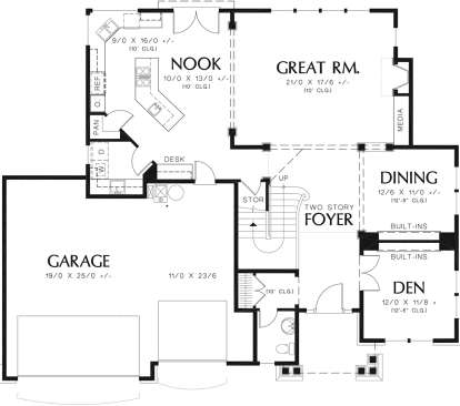 Main Floor for House Plan #2559-00330