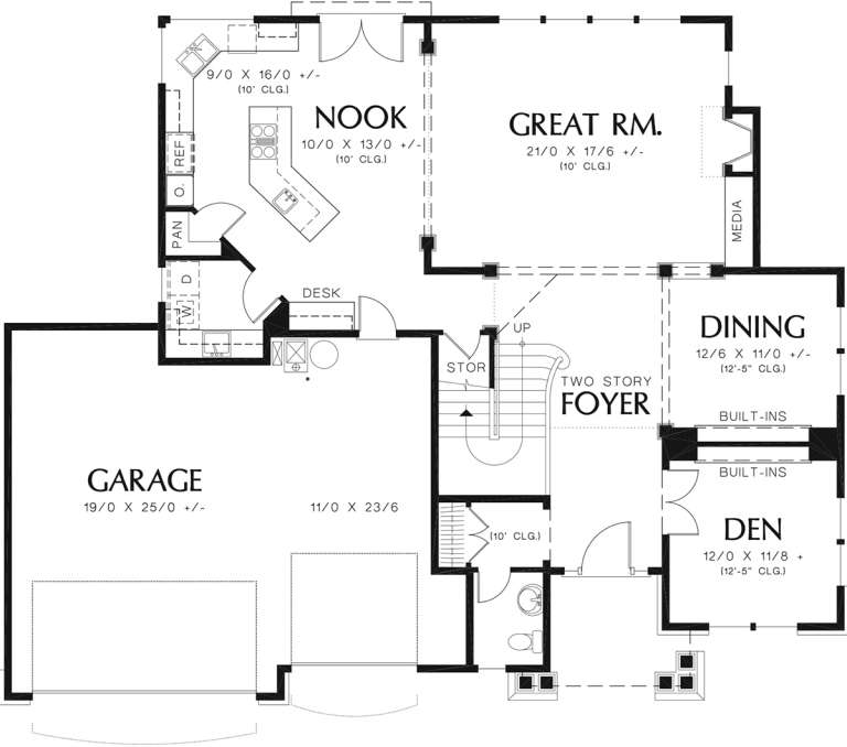 House Plan House Plan #12107 Drawing 1