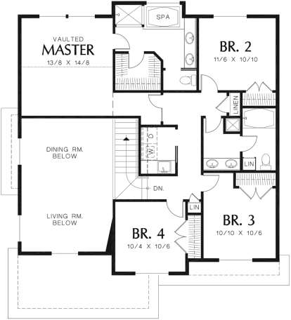 Floorplan 2 for House Plan #2559-00331