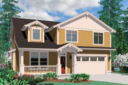House Plan House Plan #12109 Front Elevation 